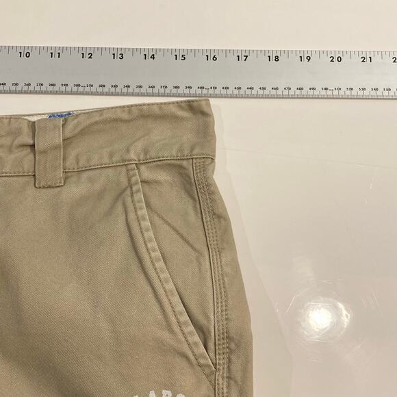 XLARGE Pants Men W32, Beige,Logo-Print,Zip,Pocket,Cotton100% - Picture 14 of 16